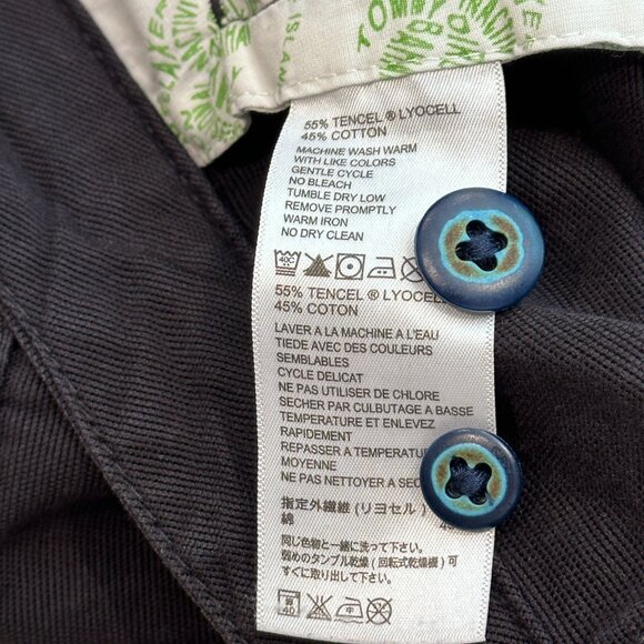 Tommy Bahama Cargo Shorts Relax Key Grip 9.5-inch Blue Flat Front Size 42 #TR808 - Picture 12 of 12